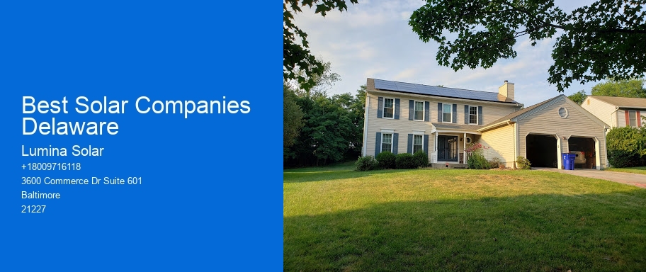 Best Solar Companies Delaware